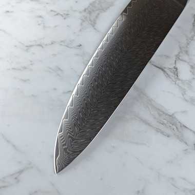 Mirage Damascus Chef Knife 8 Inch Red