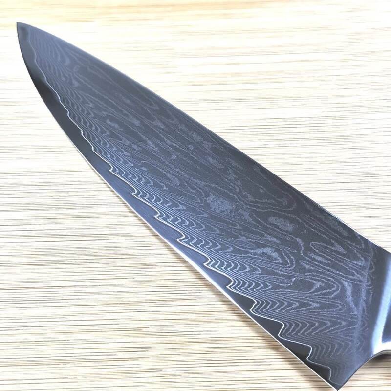 Aya Damascus Chef Knife 8 Inch White